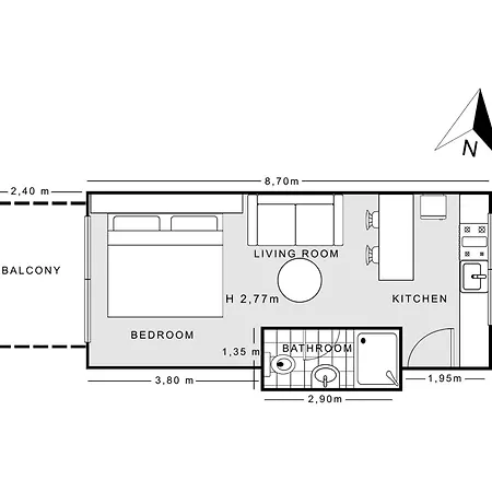 아파트 Sanders Old Port *